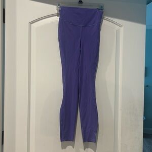 Lululemon Purple Leggings. Base Pace. Size 2